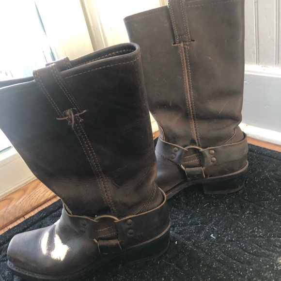 Frye Harness Boots 6 1/2 Women $388 new - Picture 5 of 5